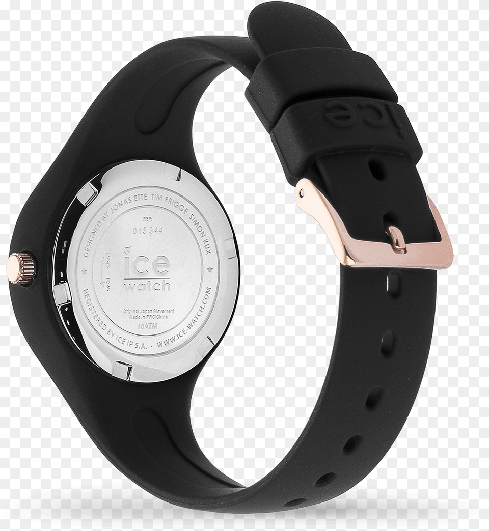 Ice Watch Ice Glam Black Rosegold Numbers Extra Small Ice Watch, Wristwatch, Arm, Body Part, Person Free Png