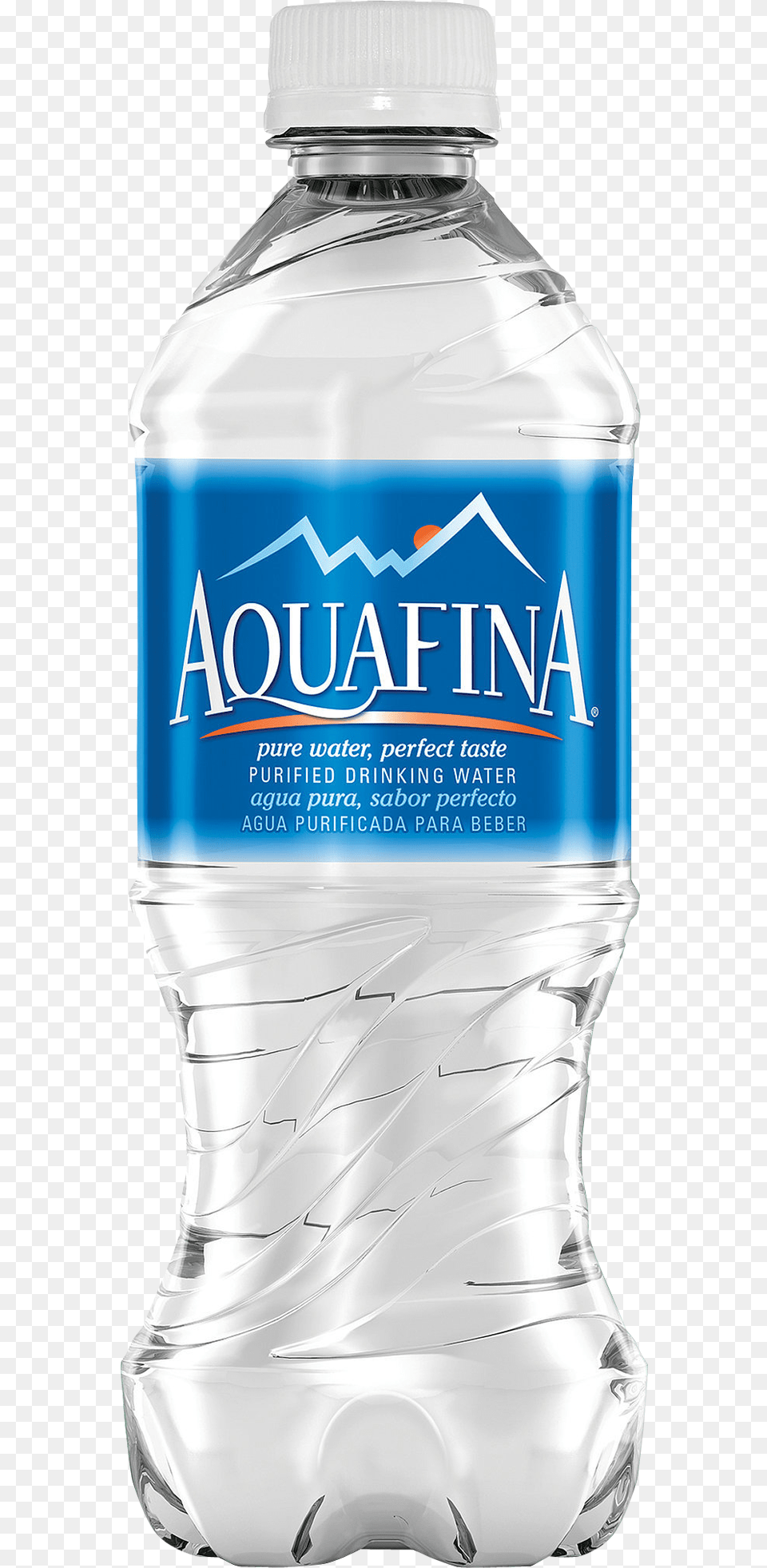 Ice Water Bottle Aquafina Image Aquafina 20 Oz, Beverage, Mineral Water, Water Bottle, Shaker Free Png Download