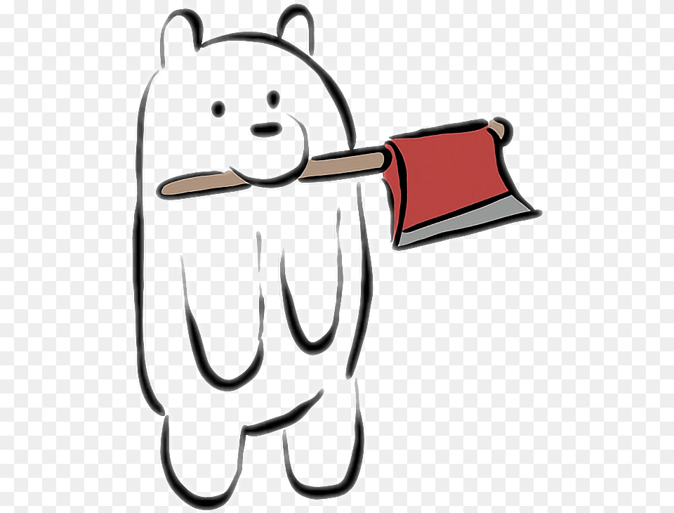 Icebear Webarebears Axe Doodle, Device, Grass, Lawn, Lawn Mower Free Png Download