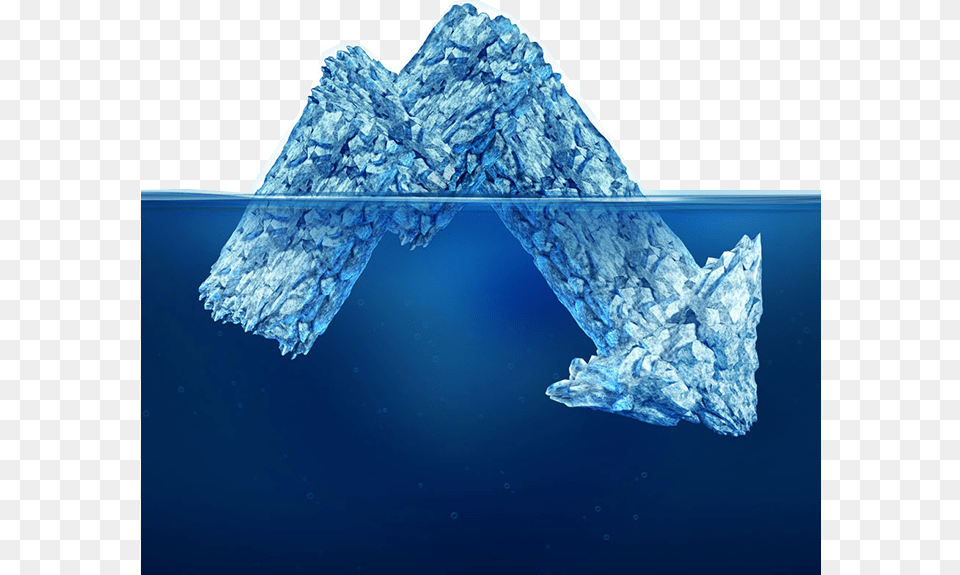 Iceberg Drawing Glacier Hidden Risk, Ice, Nature, Outdoors Free Png