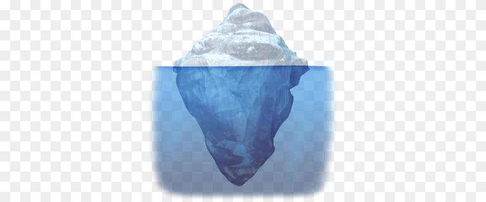 Iceberg Top And Bottom, Ice, Nature, Outdoors, Diaper Free Transparent Png