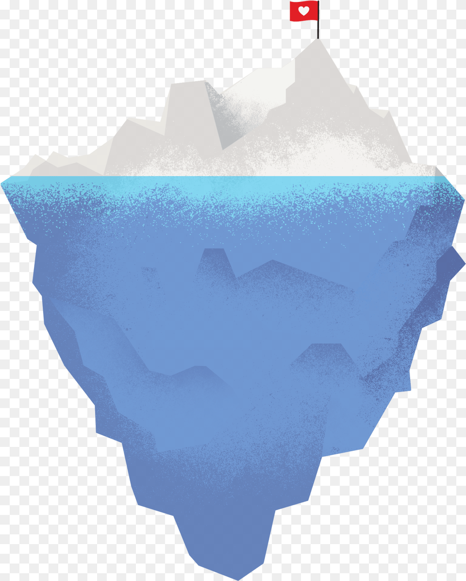 Iceberg Transparent, Ice, Nature, Outdoors Png Image