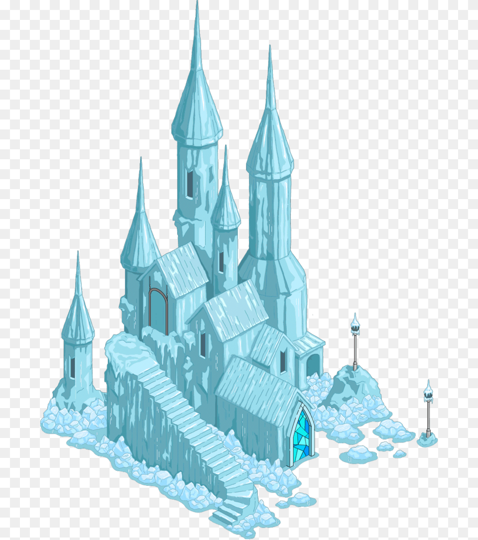 Icecastle Ice Palace Pluspng Frozen Castle Ice, Architecture, Building, Cathedral, Church Free Png Download