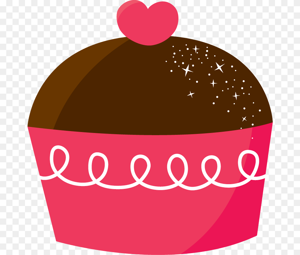 Icecream Clipart Valentine Cup Cakes Animados, Cake, Cream, Cupcake, Dessert Png Image