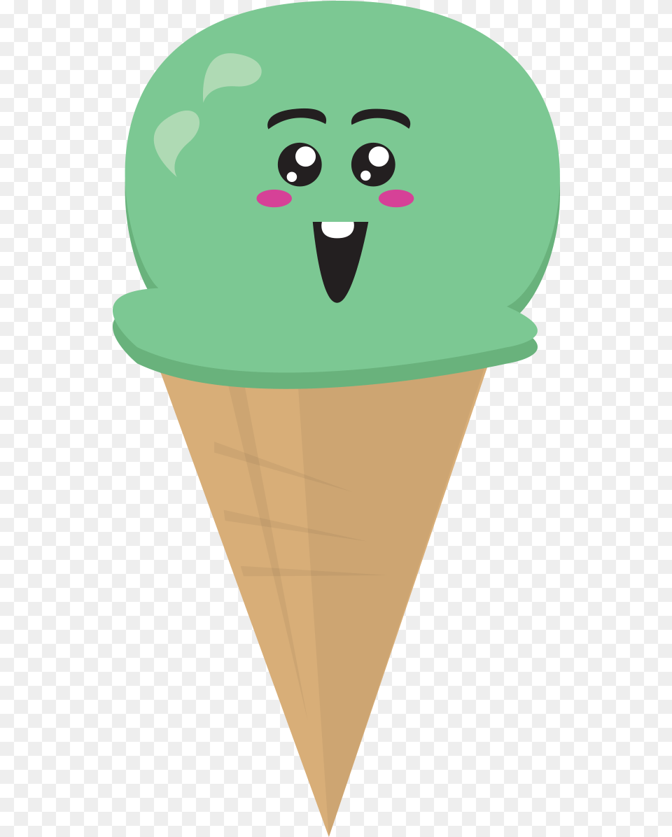 Icecream Cupcake Cookie Cakepop Kawaiikakes Cartoon Ice Cream, Dessert, Food, Ice Cream, Cone Free Transparent Png