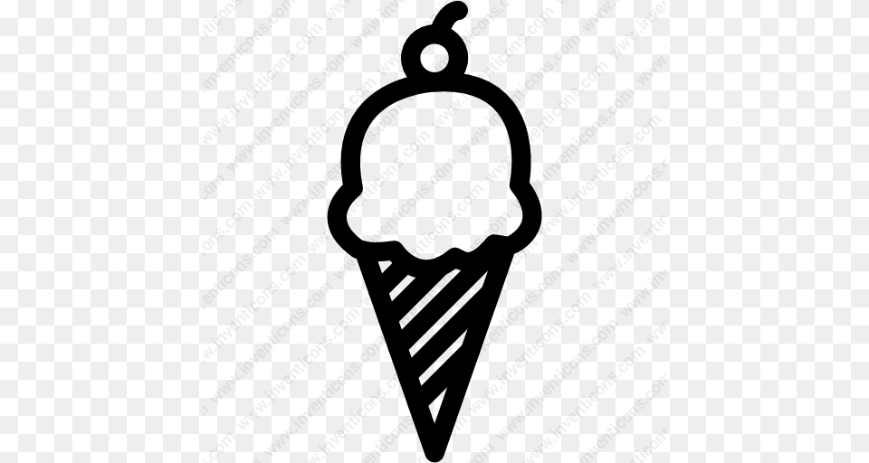 Icecreamsweeticeice Creamcream Icon Inventicons, Gray Free Png Download