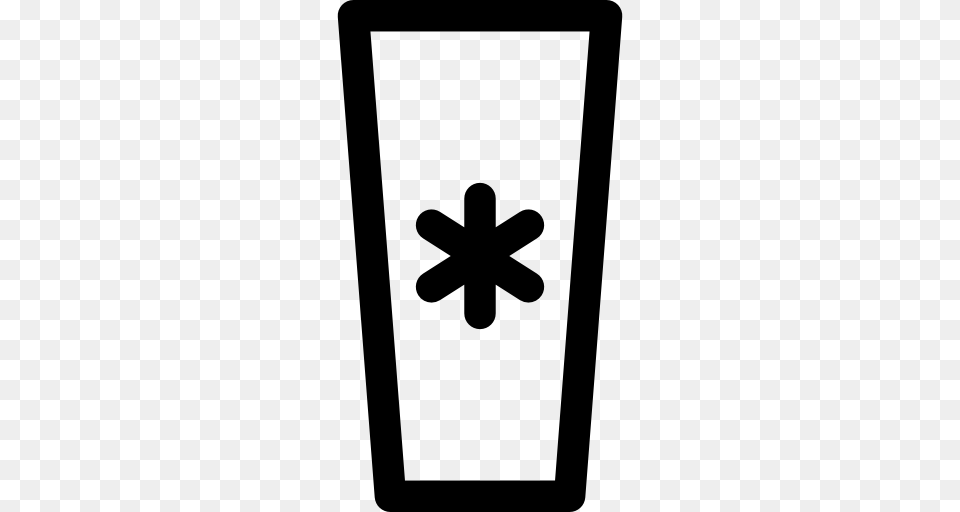 Iced Coffee, Stencil, Cross, Symbol, Outdoors Png Image