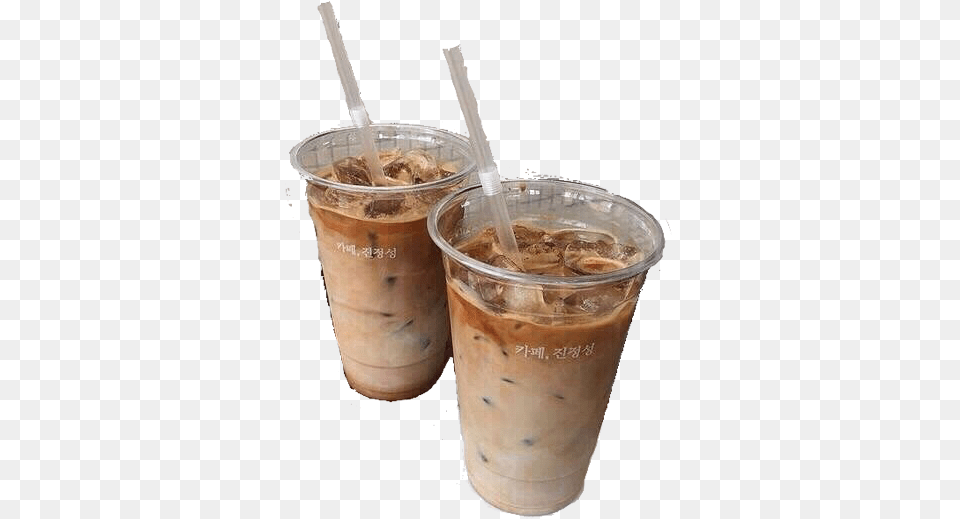 Iced Coffee Aesthetic, Cup, Beverage, Juice, Smoothie Free Transparent Png
