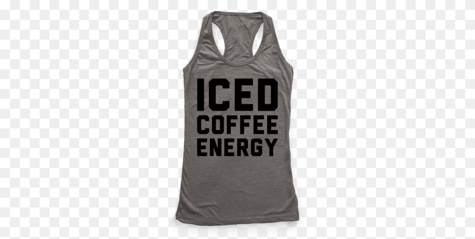 Iced Coffee Racerback Tank Tops Lookhuman, Clothing, Tank Top Free Png