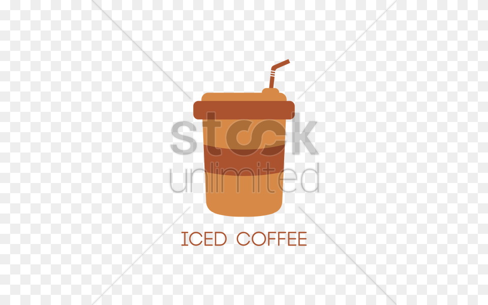 Iced Coffee Vector Image, Dynamite, Weapon, Cup Free Png Download