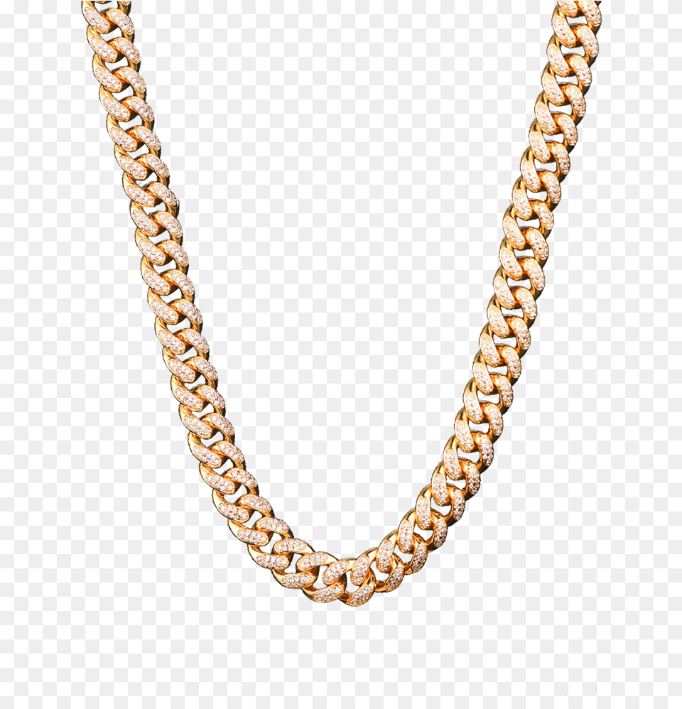 Iced Out Chain Cuban Link, Accessories, Jewelry, Necklace Free Transparent Png