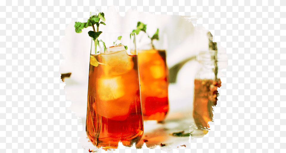 Iced Tea Cocktail, Alcohol, Plant, Mojito, Herbs Free Png Download