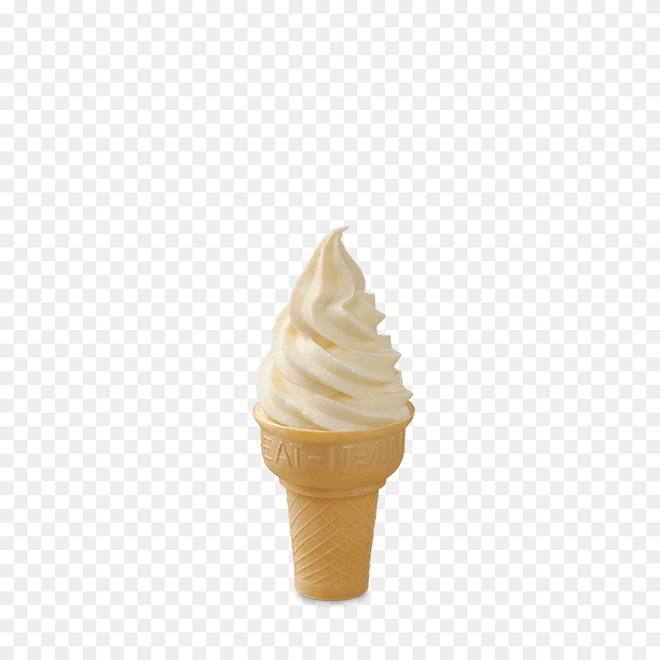 Icedream Cone Nutrition And Description Chick Fil, Cream, Dessert, Food, Ice Cream Free Png Download