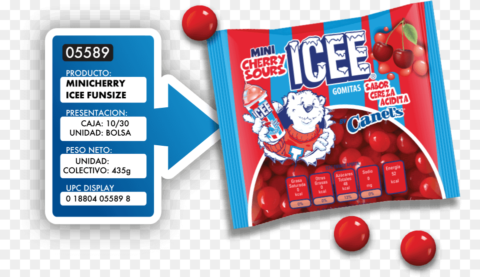 Icee Minicherry Funsize Illustration, Food, Sweets, Advertisement, Poster Png