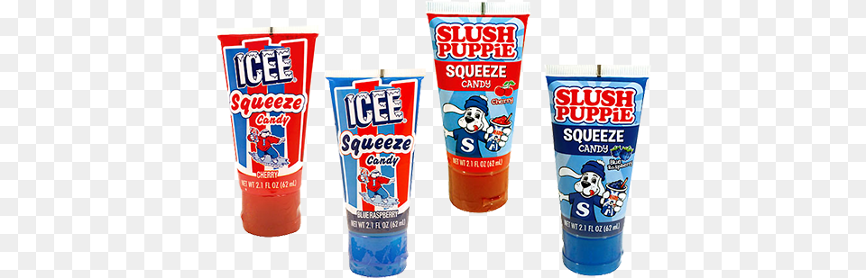 Icee Or Slush Puppie Squeeze Candy Icee Squeeze Candy Blue Raspberry, Bottle, Food, Ketchup, Dynamite Png Image