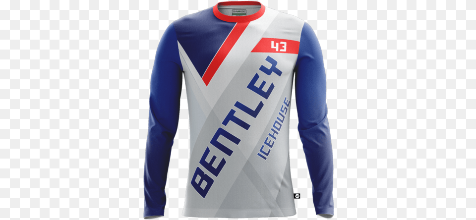 Icehouse Alternate Dark Ls Jersey Long Sleeved T Shirt, Clothing, Long Sleeve, Sleeve, T-shirt Free Png Download