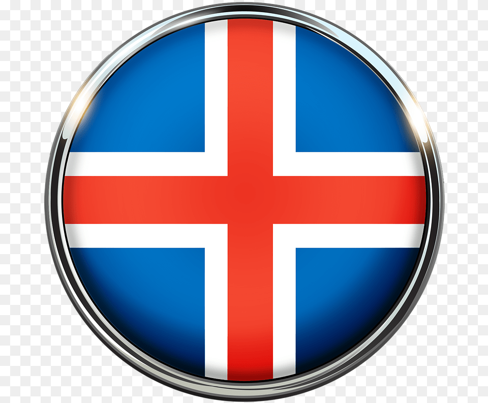Iceland Flag Europe Logo Islande, First Aid, Symbol Free Png Download