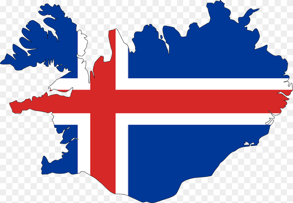 Iceland Flag Map, Person, Logo Free Png