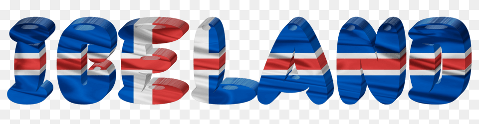 Iceland Lettering With Flag Clipart, Clothing, Glove, Footwear, Shoe Free Png