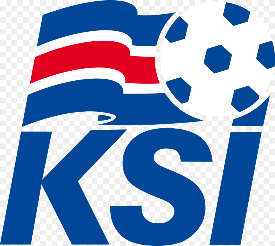 Iceland National Football Team Logo Ksi Logos Download, Ball, Soccer, Soccer Ball, Sport Png