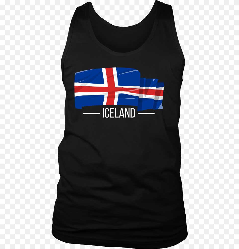 Iceland Pride Patriotic Vintage Flag Tank Active Tank, Adult, Male, Man, Person Png Image