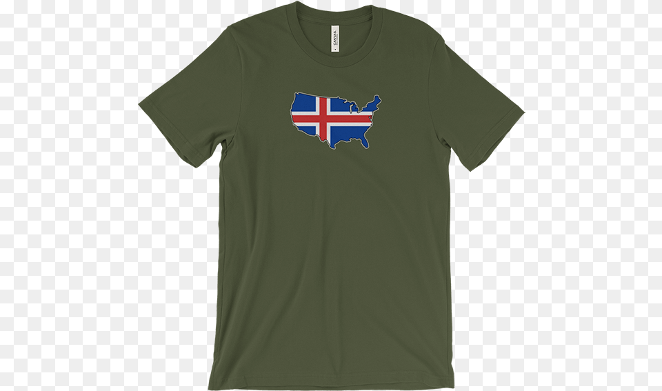 Iceland Usa T Shirt Usa T Shirt Greenland, Clothing, T-shirt Png Image