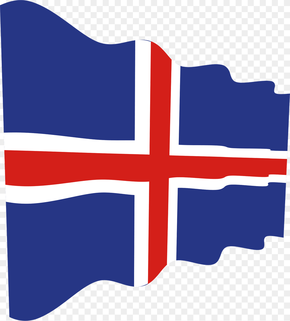 Iceland Wavy Flag Clipart Free Png Download