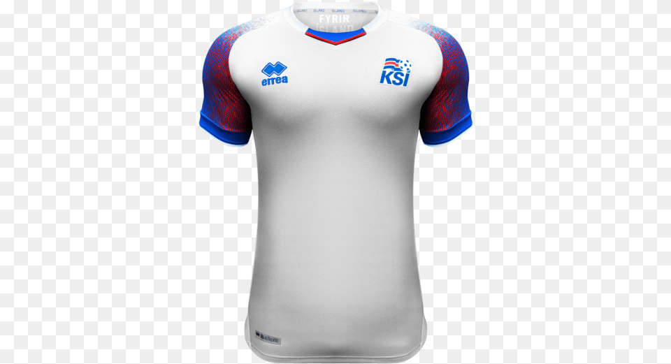 Iceland World Cup 2018 Official Away Jersey Football Association Of Iceland, Clothing, Shirt, Adult, Male Free Png Download