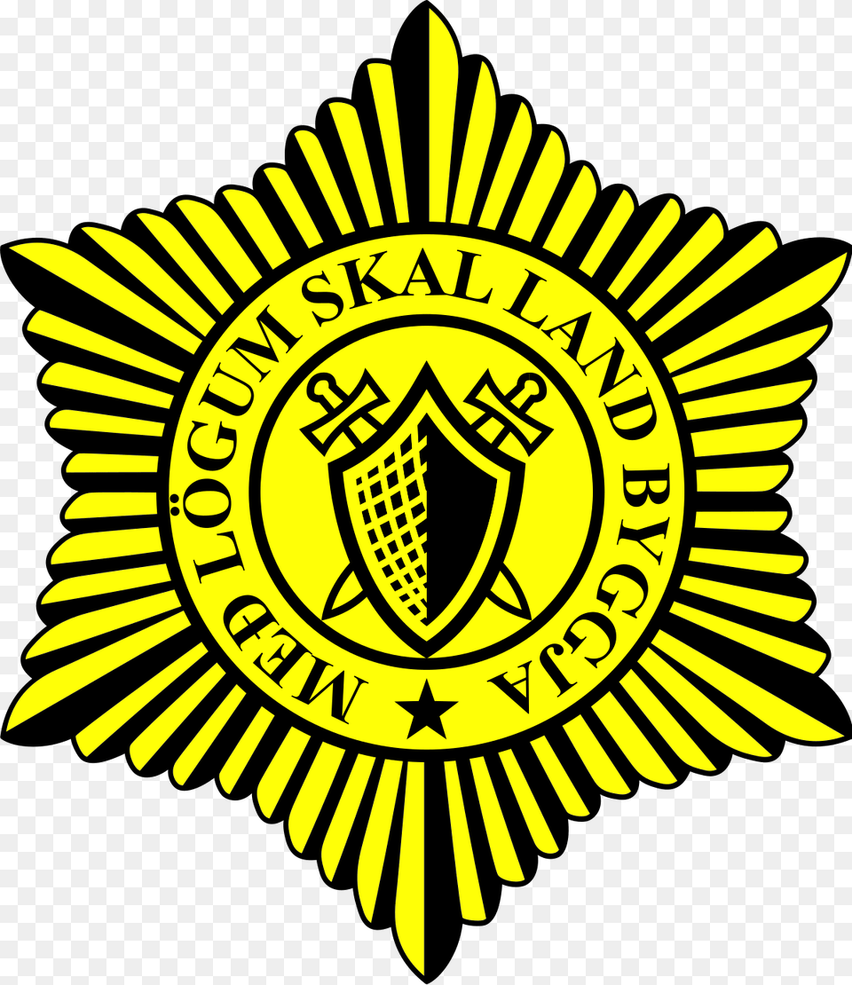 Icelandic Police, Logo, Badge, Emblem, Symbol Free Png Download