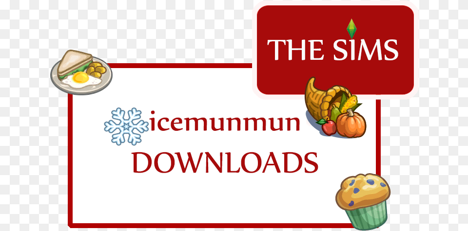 Icemunmun S Sims 4 Downloads Illustration, Food, Lunch, Meal, Advertisement Free Png Download