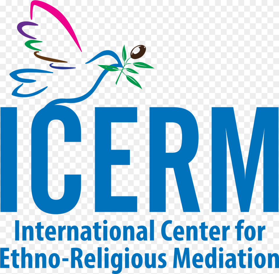 Icerm Logo With Dove Olive Branch Amp Text, Advertisement, Poster Free Png Download