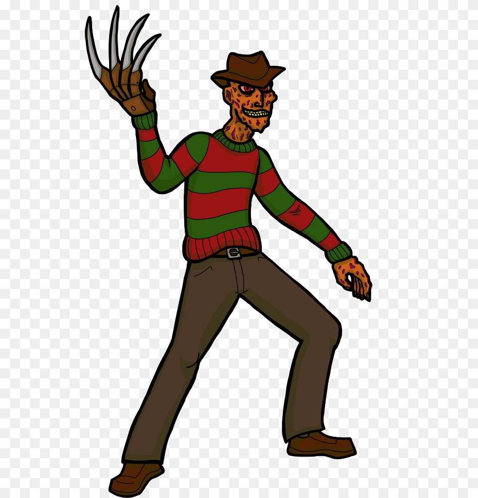 Ichf Freddy Krueger Horror Flora, Adult, Male, Man, Person Free Transparent Png