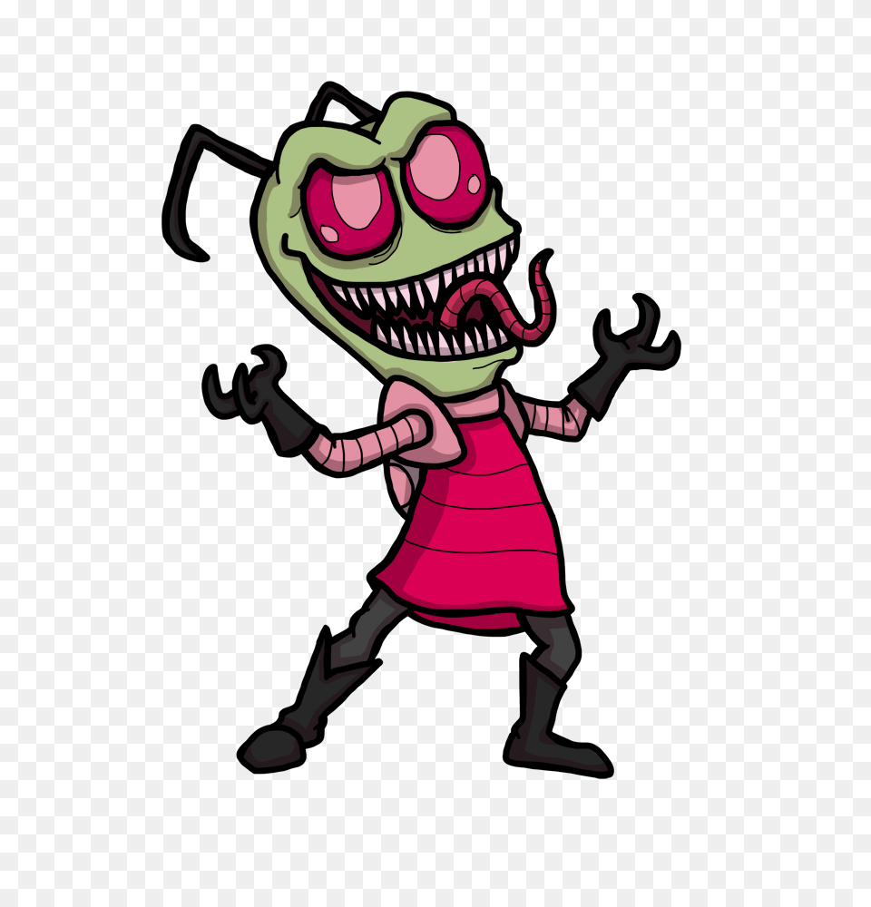 Ichf Invader Zim Horror Flora, Baby, Person, Cartoon Png Image