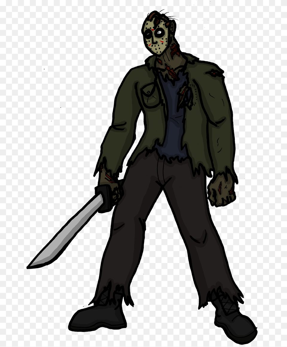 Ichf Jason Voorhees Horror Flora, Adult, Male, Man, Person Png