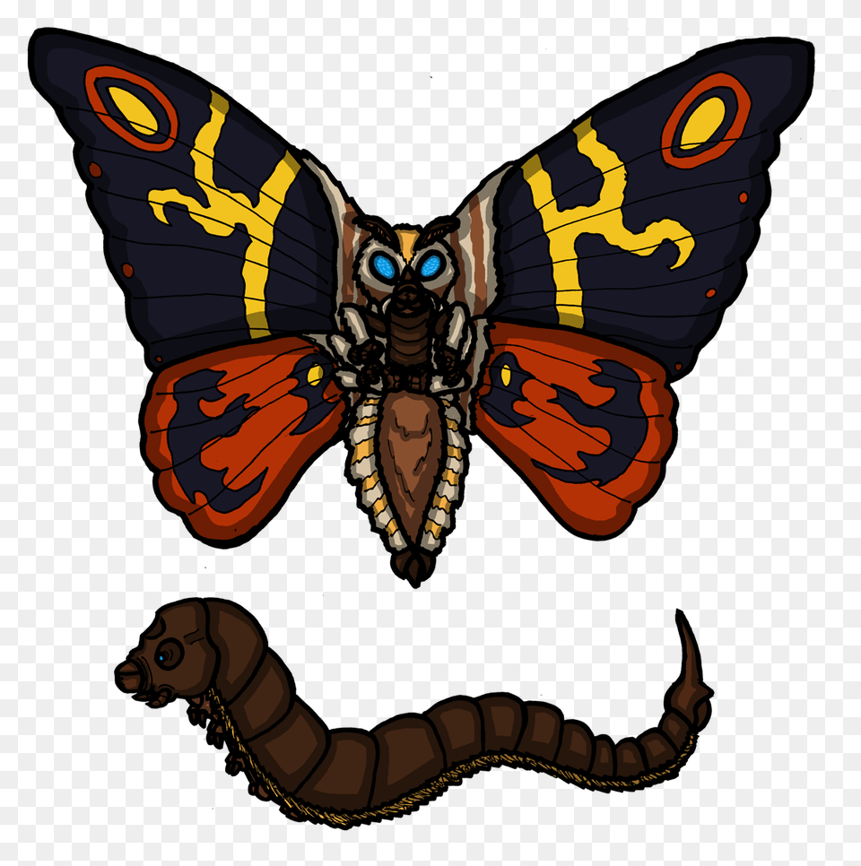 Ichf Mothra Horror Flora, Animal, Bee, Insect, Invertebrate Png Image