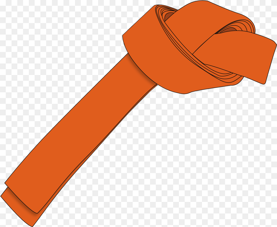 Ichf Orange Belt 8th Gup Large, Knot, Accessories Free Png