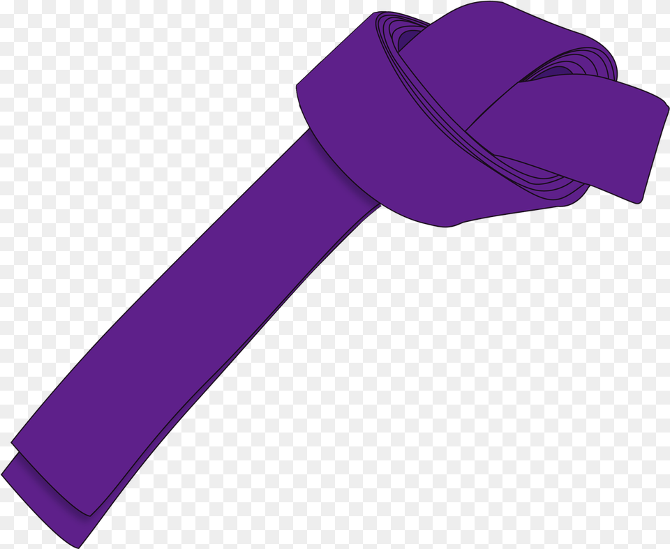 Ichf Purple Belt 6th Gup Large Martial Arts Belts Vector, Knot, Formal Wear, Accessories Free Png