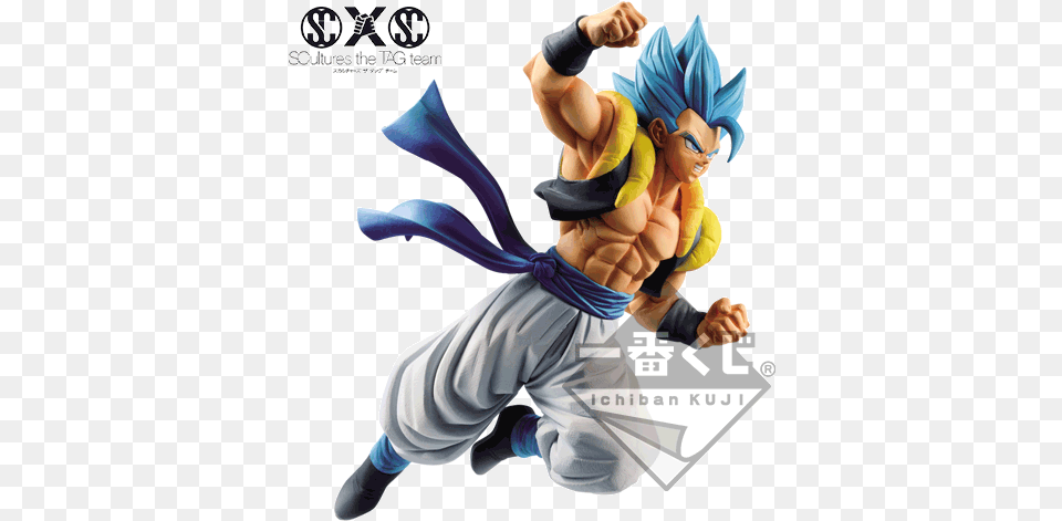 Ichiban Kujiichiban Kuji Dragon Ball Super Soldier Battle Gogeta Blue Statue, Book, Comics, Publication, Baby Png