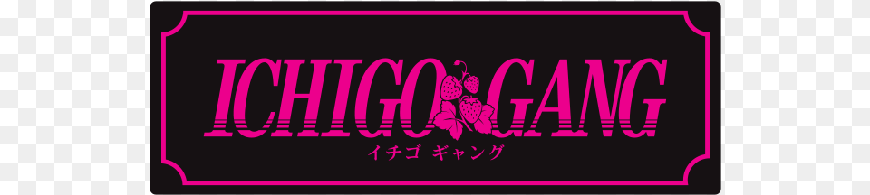 Ichigo Gang Graphic Design, Purple, Logo, Text Free Png