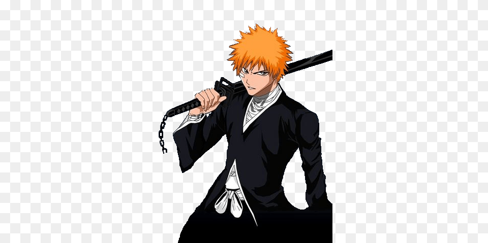 Ichigo Kurosaki Images Kurosaki Kun Wallpaper And Background, Book, Comics, Publication, Manga Free Png