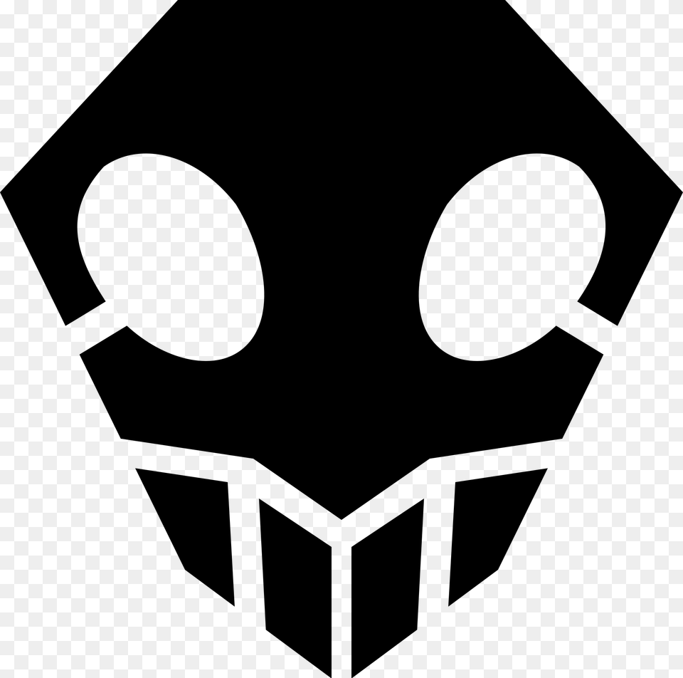 Ichigo Skull Symbol, Gray Free Png