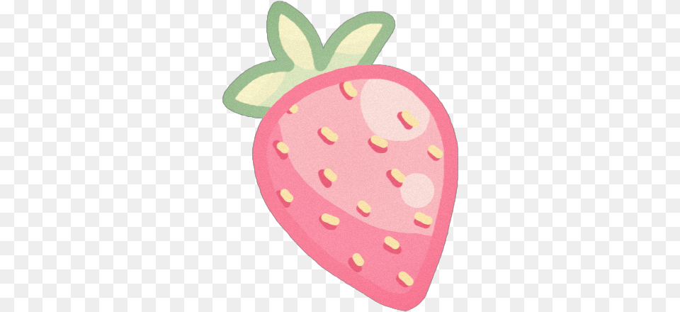 Ichigo Strawberry Fresa Aesthetic Aesthetic Kawaii Strawberry, Berry, Food, Fruit, Plant Free Png Download