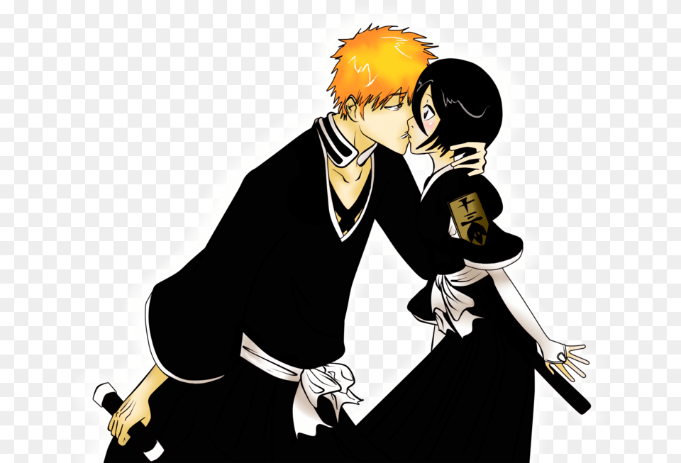 Ichiruki Otaku Ichigo Y Rukia Historietas Anime Cartoon, Publication, Book, Comics, Person Free Png