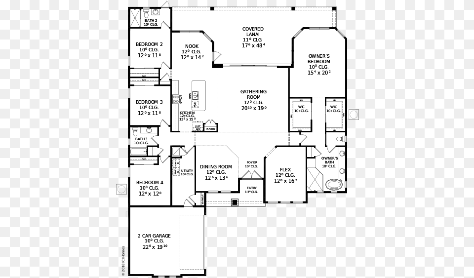 Ici Egret Floor Plans Bonus Room, Diagram, Floor Plan Png