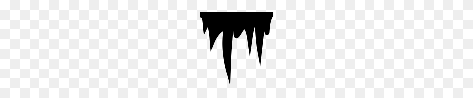 Icicle Icons Noun Project, Gray Png Image