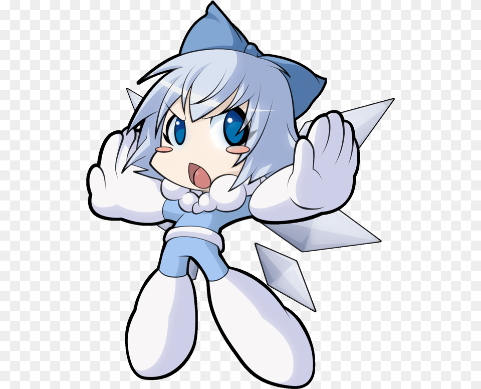 Icicles Drawing Spikes Cirno, Book, Comics, Publication, Baby Free Png Download