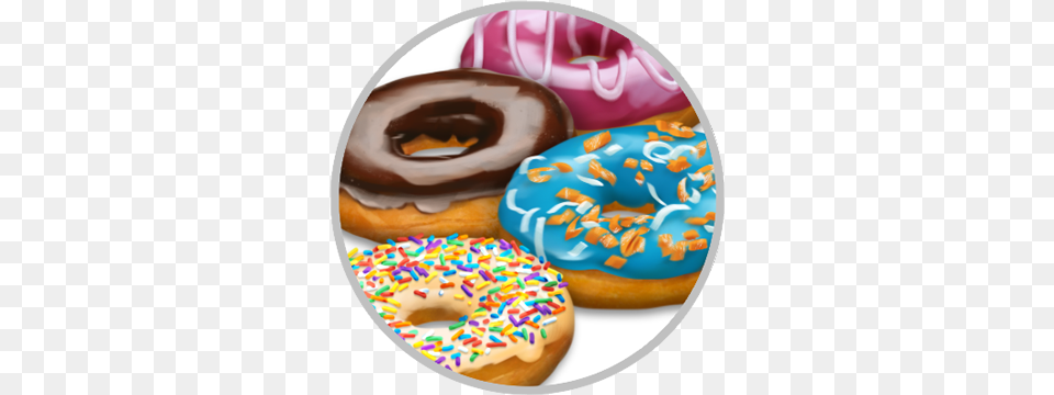 Icing, Donut, Food, Sweets, Birthday Cake Png Image