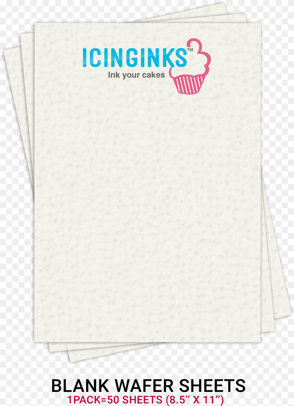 Icinginks Prime Blank Edible Wafer Sheets Pack A4 Rice Paper Edible Printing, Page, Text, Business Card Free Png