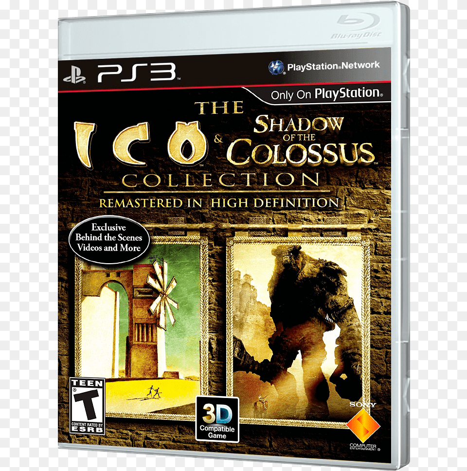 Ico And Shadow Of The Colossus Ico And Shadow Of The Colossus, Advertisement, Book, Publication, Poster Free Png