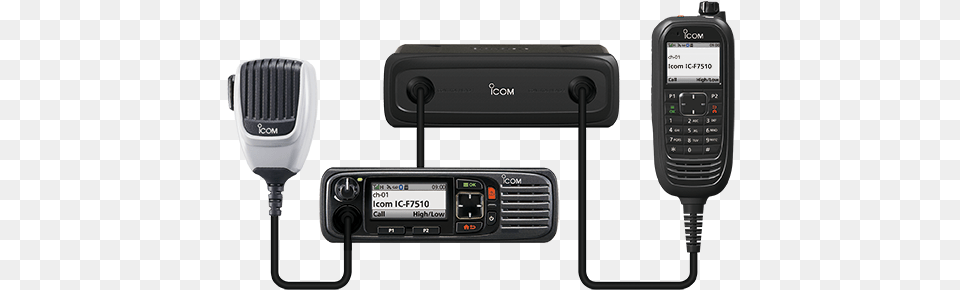 Icom F7510 P25 Compliant Vhf Digital Transceiver Portable, Electrical Device, Microphone, Electronics, Adapter Free Png